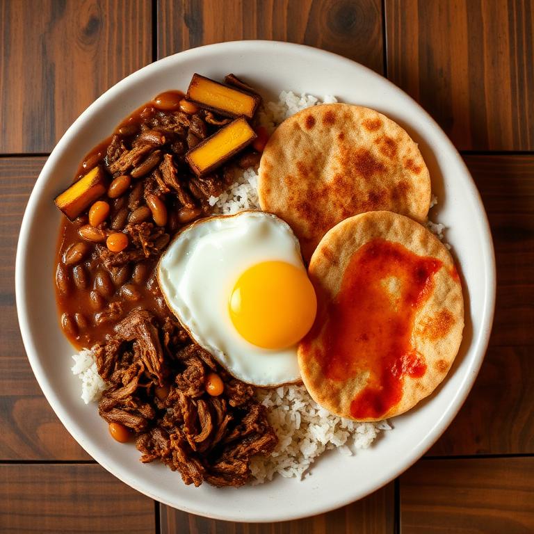 Calentado con carne