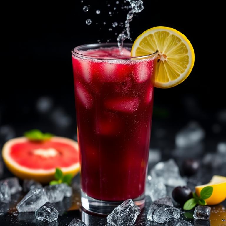 Jugo natural en agua